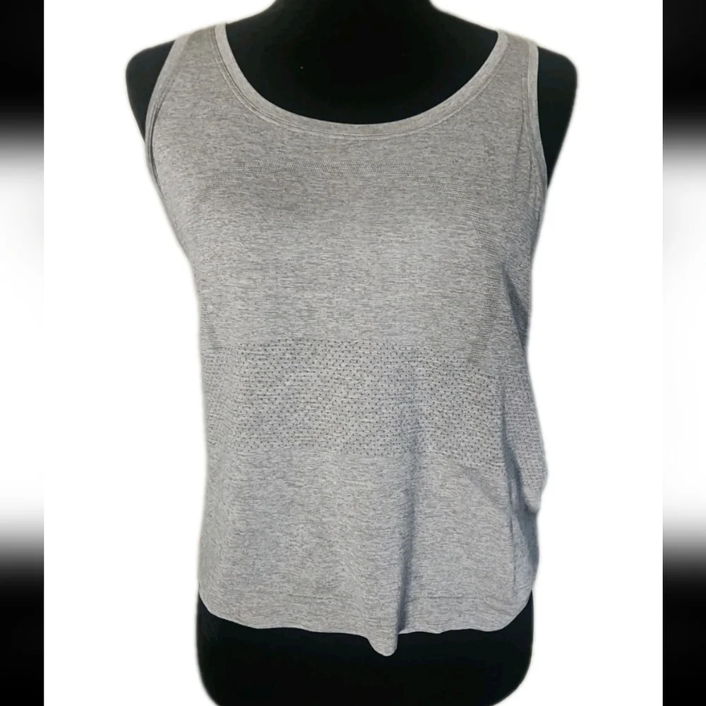 Lululemon Womens Gray Swiftly Tech Racerback Workout Running Tank Top 2.0 8